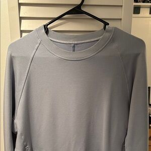 lululemon athletica Gray Sweatshirt Crew Neck
